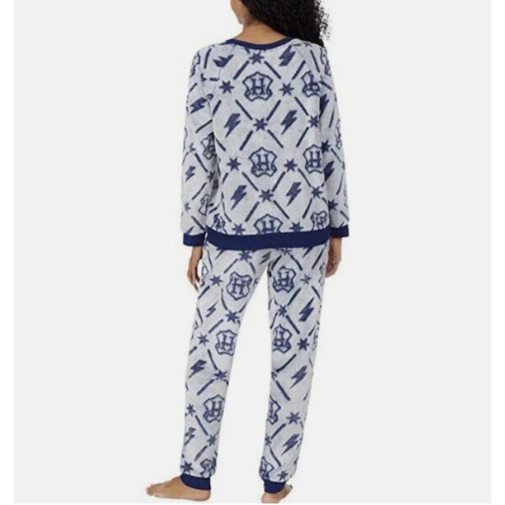 NWT Harry Potter Hogwarts Wizarding World Women's Fleece Jogger Lounge Set 2pc M - Picture 2 of 16